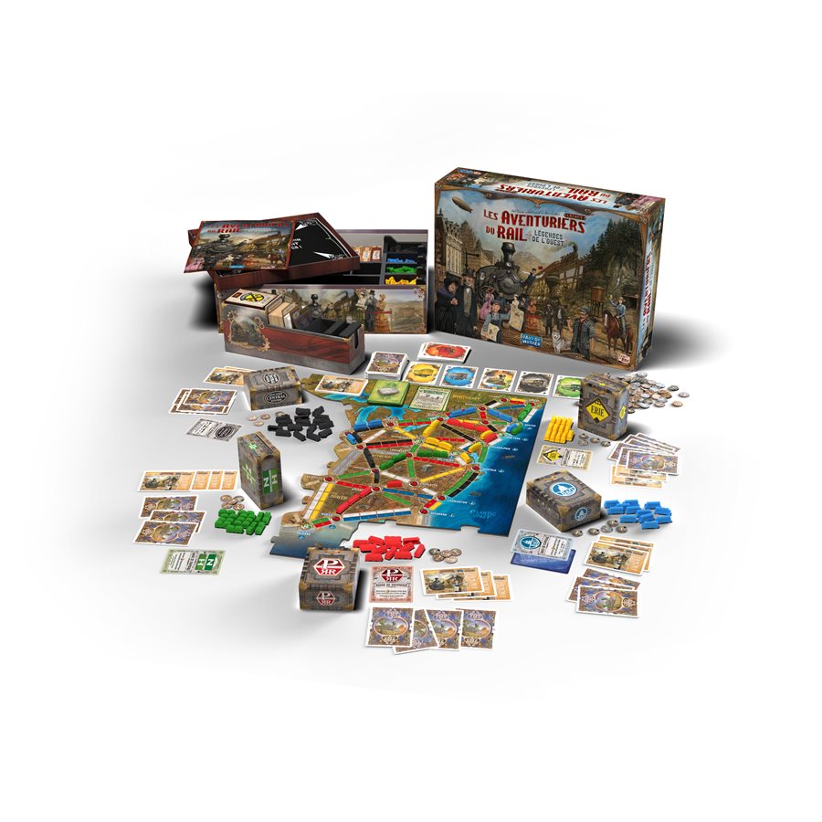 Asmodee : Aventuriers Du Rail-New-York 1960 (French Game)