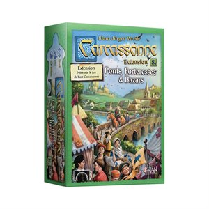 CARCASSONNE: EXT #8 - BAZARS, PONTS & FORTERESSES