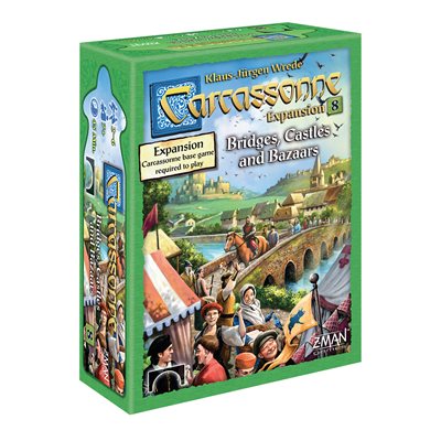 CARCASSONNE: EXP #8 - BRIDGES, CASTLES & BAZAARS